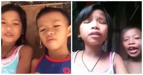 Bilog and Bunak in viral video 'Nung Ako'y Bata Pa' .